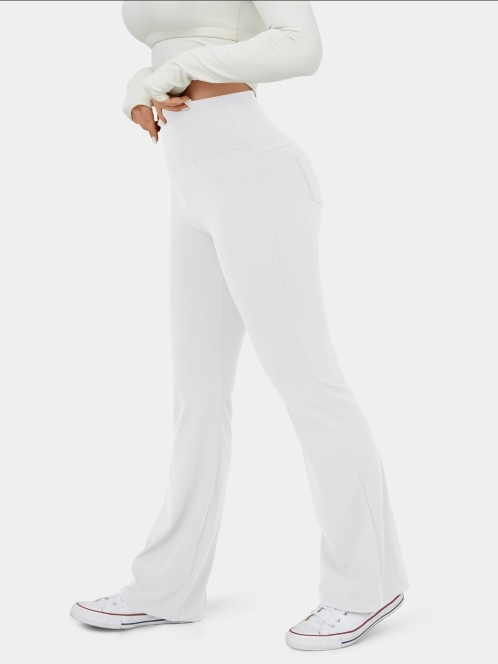 NWT Halara DayStretch High Waisted Pocket Flare Yoga Leggings